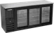 Beverage Air BBN72HC-GS-B Cooler, 72" W x 25" D x 34" H, 19.6 cu ft, 1" Top, 3 Glass Doors, R290 1 image