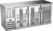 Beverage Air BBN72HC-GS-PT-S Pass‑Thru, 72"W X 27‑7/8"D X 34"H, 19.6 Cu Ft, 6‑Door Sliding Glass 1 image