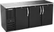 Beverage Air BBN72HC-PT-B Pass-Thru Cooler, 72"W x 30"D x 34"H, 19.6 cu ft, Black, 6 Doors, LED 1 image