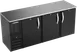 Beverage Air BBN78HC-F-B Back Bar Cooler, 78" W x 26" D, 21.7cuft, 3 Doors, LED, R290, 1/3 HP, 115V 1 image