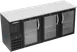 Beverage Air BBN78HC-FG-B Cooler, 78"W×26-3/8"D×34"H, 21.7 cu ft, Black, Doors, R290 1/3 HP, 115V 1 image