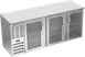 Beverage Air BBN78HC-FG-S Cooler, 78"W x 26-3/8"D x 34"H, 21.7ft³, 3 Glass Doors, R290, 1/3 HP 115V 1 image