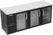 Beverage Air BBN78HC-G-B Back Bar Cooler, 78"W x 26"D x 34"H, 21.7 cu ft, 3 doors, LED, R290, 1/3 HP 1 image