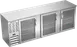 Beverage Air BBN94HC-FG-S Bar Cooler 94"W x 26"D x 34"H, 27 Cu Ft, 3 Glass Doors, Top, 1/3 HP, 115V 1 image