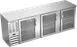 Beverage Air BBN94HC-G-S Back Bar Cooler, 94" W, 27.2 cu ft, 3 Glass Doors, Steel, R290, 1/3HP115V 1 image