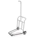 Forbes Industries 1573-SS-HB Luggage Cart w/ Brushed Stainless Steel Frame and Garment Hanger Bar 1 image