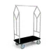 Forbes Industries 2484 Specialty Luggage Cart w/ Carpeted Deck, Retaining Bars 1 image