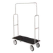 Forbes Industries 2495-BK-GY Economy Luggage Cart w/ Black Carpeted Steel Deck 1 image