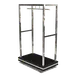 Forbes Industries 2505DB Specialty Luggage Cart w/ T-Hanger Bar, Polished Stainless Steel 1 image