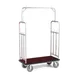 Forbes Industries 2549-DT Specialty Luggage Cart w/ Carpeted Deck, (4) Utility Hooks 1 image