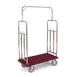 Forbes Industries 2549 Specialty Luggage Cart w/ Carpeted Deck, (4) Utility Hooks 1 image