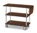 Forbes Industries 4542 Standard Service Cart w/ (3) Laminated Shelves, (1) Drop Leaf 1 image