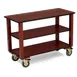 Forbes Industries 4645 Service Cart w/ (3) Laminate Shelves - 19" x 44" Top 1 image