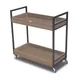 Forbes Industries 5532 Standard Service Cart w/ Finished in HPL, 4-Sided Top and Bottom Shelves 1 image