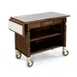 Forbes Industries 5578 Room Service Cart w/ (3) Shelves and (1) Drawer, Avonite Top 1 image