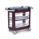 Forbes Industries 5565 Service Cart w/ (1) Shelf and Drop Leaf, Avonite Top 1 image