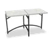 Forbes Industries 7040T-36 EcoFlex Elite Trend Series Folding Table, 30" x 60" x 36", Textured Black Steel 1 image