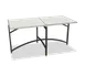 Forbes Industries 7044T-24 EcoFlex Elite Trend Series Folding Table, 36" x 72" x 24", Textured Black, Plastic Laminated Top 1 image