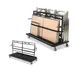 Forbes Industries 7050 76"L Transport Cart with Poly Straps for EcoFlex Tables 1 image