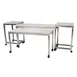 Forbes Industries 7401 Claremont Series Nesting Tables w/ (4) Tables 1 image
