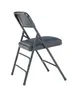 National Public Seating 1304 Nps® 1300 Series Premium Vinyl Upholstered Folding Chair - Dark Midnight Blue 2 image
