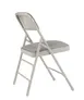 National Public Seating 2302 2300 Series Premium Folding Chair w/ Deluxe Fabric Upholstered Waterfall Seat and Contour Back - Pack of 4 2 image