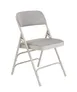 National Public Seating 2302 2300 Series Premium Folding Chair w/ Deluxe Fabric Upholstered Waterfall Seat and Contour Back - Pack of 4 1 image