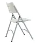 National Public Seating 602 NPS 600 Series Heavy Duty Speckled Grey Plastic  Folding Chair (Pack of 4) 2 image