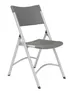 National Public Seating 620 Nps 600 Series Heavy Duty Charcoal Slate Plastic Folding Chair (Pack of 4) 1 image