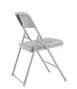 National Public Seating 802 NPS 800 Series Premium Lightweight Grey Plastic Folding Chair, (Pack of 4) 2 image