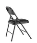 National Public Seating 950 Basics by NPS® 900 Series Black Vinyl Padded Steel Folding Chair (Pack of 4) 2 image