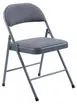 National Public Seating 974 Basics by NPS® 900 Series Star Trail Blue Fabric Padded Folding Chair (Pack of 4) 1 image