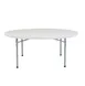 National Public Seating BT71R NPS® 71" Heavy Duty Round Folding Table, Speckled Grey 1 image
