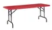 National Public Seating BTA-3072 NPS® 30" x 72" Height Adjustable Heavy Duty Folding Table, Blue 2 image