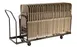 National Public Seating DY-35 NPS® Folding Chair Dolly for Vertical Storage, 35 Chair Capacity 1 image