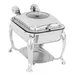Spring USA 2474-6/13 Induction Server, 8.5"W x 12"D x 5.75"H, 1.7 Qt, Stainless Steel Cover, 18/10 1 image