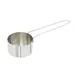 Winco MCPL-100C Measuring Cup, 1-Cup, 6" Wire Handle, Stainless Steel 1 image