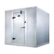 AmeriKooler QC101077**NBRC-448A 10' x 10' Indoor Quick Ship Walk-In Cooler without Floor, Remote 1 image