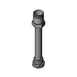 T&S Brass BF-0400 Big-Flo Faucet Extension, Swivel, 7-3/8" H, Gasket, 1/2" Npt 1 image
