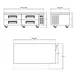 Hurakan HKN-CB72R2 72" Chef Base Refrigerator w/ 4 Darwer, 13.6 cu. ft. 2 image