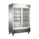 Hurakan HKN-GXE47R2G 54" 2 Glass Door Reach-In Refrigerator, Bottom Mounted, 47 cu. ft 1 image