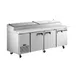 Hurakan HKN-PZ93R3 E/S 92" Refrigerated Pizza Prep Table, 3-Door, 12 X 1/3 Pans Capacity 3 image