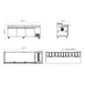 Hurakan HKN-PZ94R3D 94" Refrigerated Pizza Prep Table 3-Door, 12 X 1/3 Pans Capacity 2 image