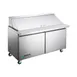Hurakan HKN-SPMT60R2E 60" Mega Top Sandwich Prep Table, 2 Door, 16.6 cu. ft. 1 image