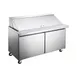 Hurakan HKN-SPMT60R2E 60" Mega Top Sandwich Prep Table, 2 Door, 16.6 cu. ft. 3 image