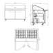 Hurakan HKN-SPMT60R2E 60" Mega Top Sandwich Prep Table, 2 Door, 16.6 cu. ft. 2 image