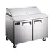 Hurakan HKN-SPT48R2E 46" Sandwich / Salad Prep Table, 2-Door, Fits (12) 1/6 Size Pans 1 image