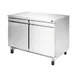 Hurakan HKN-UC60F2E 60" 2-Door Undercounter Freezer, Stainless Steel, 14.1 cu. ft. 1 image