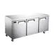 Hurakan HKN-UC72R3E 72" 3-Door Undercounter Refrigerator, Stainless Steel, 15.5 cu. ft. 2 image