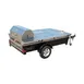 Crown Verity CV-TG-4 69" Towable Gas Outdoor Grill w/ Insulated Storage Compartments and Sink 1 image